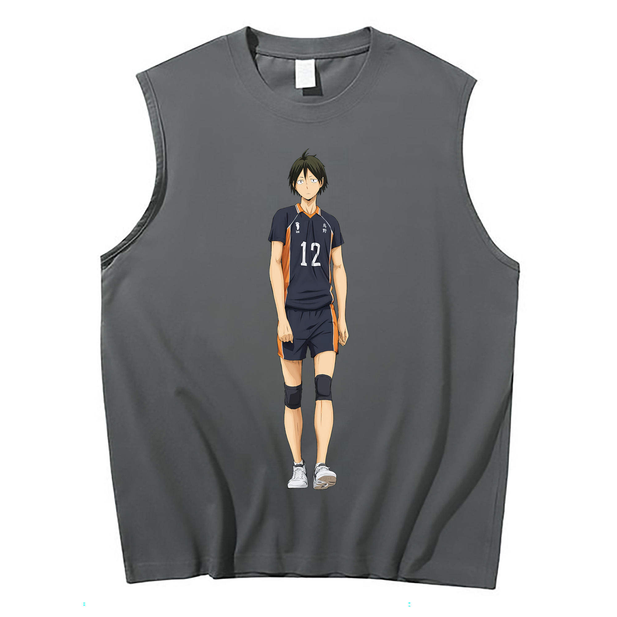 （画像用） ハイキュー!! Haikyu!! コットン100％タンクトップ（フロントプリント）